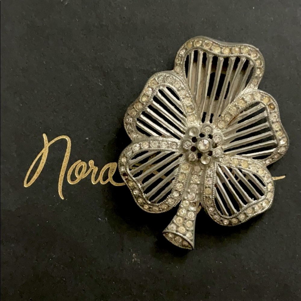 Lucky Charm Clover St. Patrick’s Brooch Tie Clip